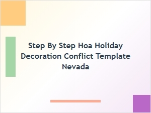 Nevada Hoa Holiday Decoration Conflict Resolution Guide